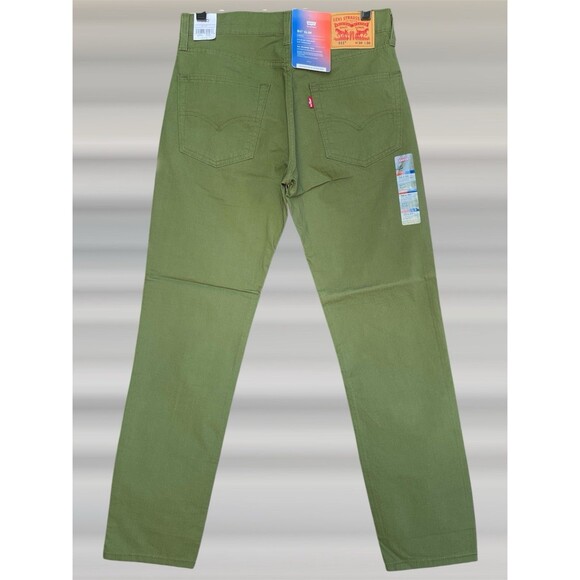 Levi’s Performance 511 Slim Stretch All Seasons Tech Green Pants Men’s W30 L30 - Picture 5 of 16